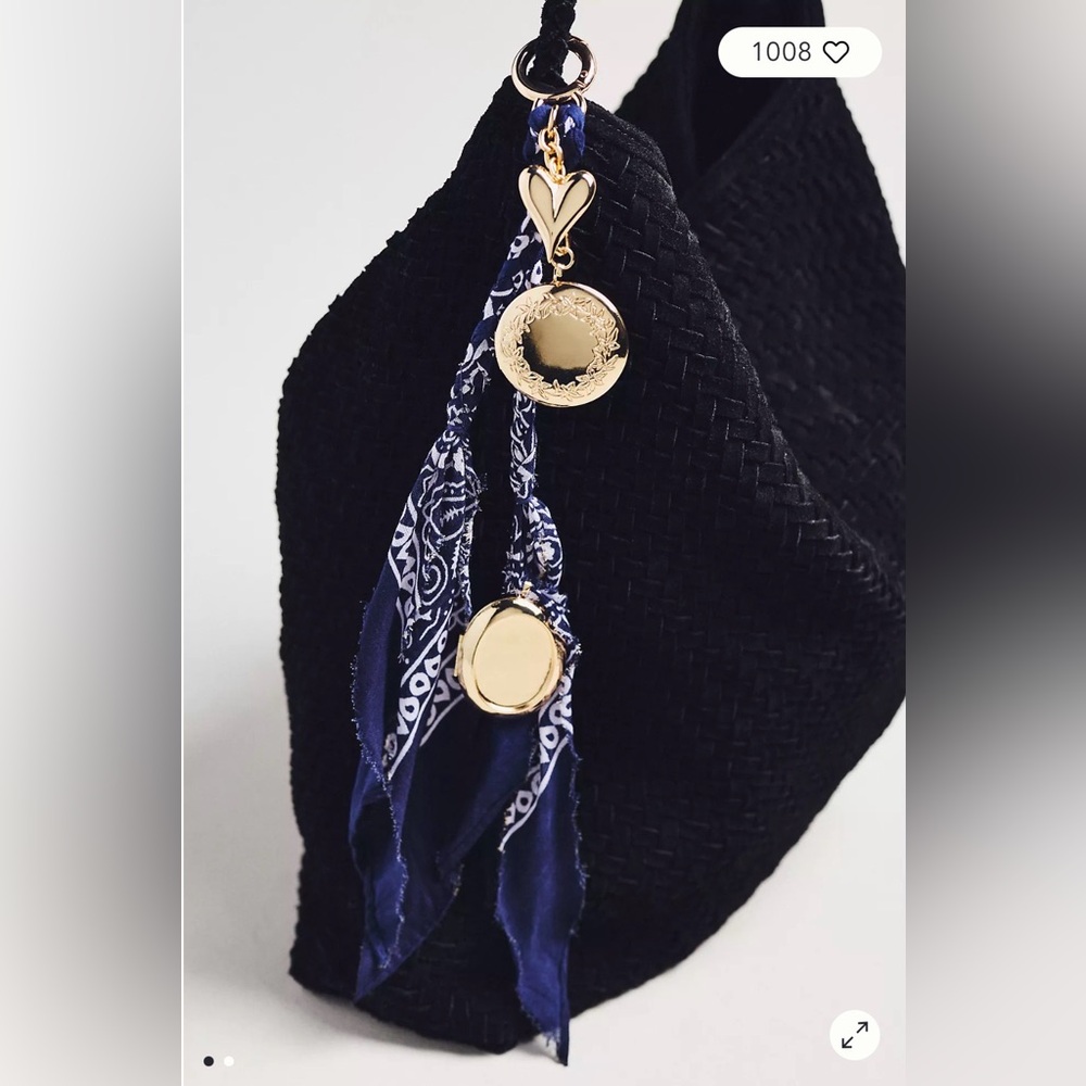 Anthropologie Heritage Bow Bag Purse Charm